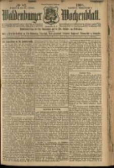 Waldenburger Wochenblatt, Jg. 54, 1908, nr 82
