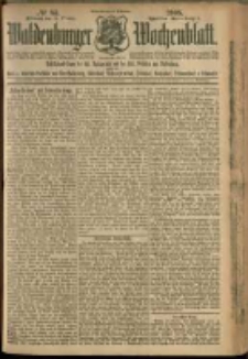 Waldenburger Wochenblatt, Jg. 54, 1908, nr 83