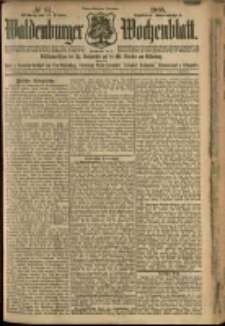 Waldenburger Wochenblatt, Jg. 54, 1908, nr 87
