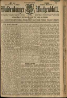 Waldenburger Wochenblatt, Jg. 54, 1908, nr 88