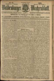 Waldenburger Wochenblatt, Jg. 54, 1908, nr 91