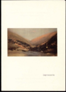 Bogumiła Twardowska-Rogacewicz - Pejzaż bardzo realistyczny - zaproszenie [Dokument życia społecznego]