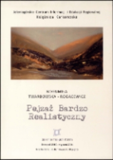 Bogumiła Twardowska-Rogacewicz - Pejzaż bardzo realistyczny - plakat [Dokument życia społecznego]