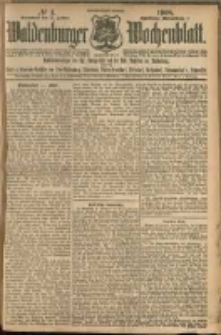 Waldenburger Wochenblatt, Jg. 54, 1908, nr 4