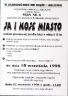 Ja i moje miasto : konkurs plastyczny - afisz [Dokument życia społecznego]