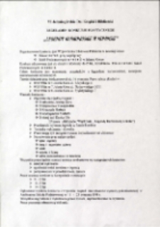 Legendy karkonoskie w komiksie : konkurs plastyczny - regulamin konkursu [Dokument życia społecznego]