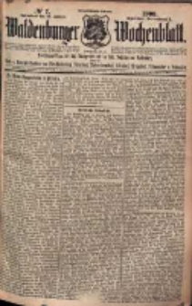 Waldenburger Wochenblatt, Jg. 55, 1909, nr 7