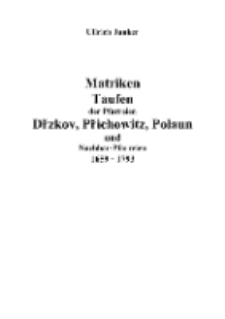 Matriken Taufen der Pfarreien Dřzkov, Přichowitz, Polaun und Nachbar‐ Pfarreien 1659-1793 [Dokument elektroniczny]