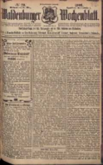 Waldenburger Wochenblatt, Jg. 55, 1909, nr 20