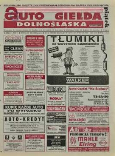 Auto Giełda Dolnośląska: regionalna gazeta ogłoszeniowa, 1998, nr 4 (431) [9.01]