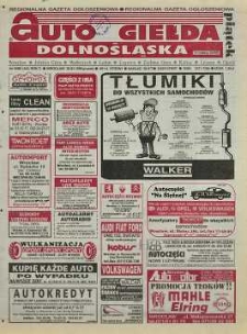 Auto Giełda Dolnośląska: regionalna gazeta ogłoszeniowa, 1998, nr 16 (443) [20.02]