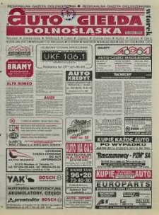 Auto Giełda Dolnośląska: regionalna gazeta ogłoszeniowa, 1998, nr 23 (450) [17.03]