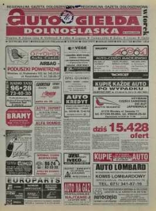 Auto Giełda Dolnośląska: regionalna gazeta ogłoszeniowa, 1998, nr 36/37 (462) [5.05]