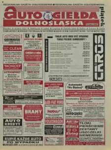 Auto Giełda Dolnośląska: regionalna gazeta ogłoszeniowa, 1998, nr 40 (465) [15.05]