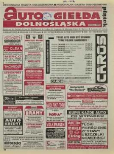 Auto Giełda Dolnośląska: regionalna gazeta ogłoszeniowa, 1998, nr 42 (467) [22.05]