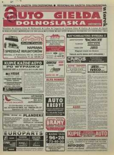 Auto Giełda Dolnośląska: regionalna gazeta ogłoszeniowa, 1998, nr 45 (470) [2.06]
