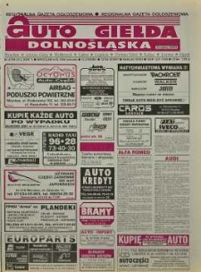 Auto Giełda Dolnośląska: regionalna gazeta ogłoszeniowa, 1998, nr 47 (472) [9.06]