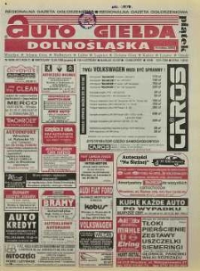 Auto Giełda Dolnośląska: regionalna gazeta ogłoszeniowa, 1998, nr 48 (473) [12.06]
