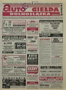 Auto Giełda Dolnośląska: regionalna gazeta ogłoszeniowa, 1998, nr 49 (474) [16.06]