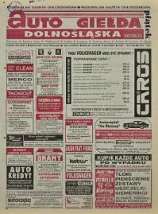 Auto Giełda Dolnośląska: regionalna gazeta ogłoszeniowa, 1998, nr 50 (475) [19.06]