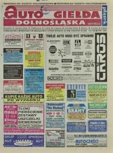 Auto Giełda Dolnośląska: regionalna gazeta ogłoszeniowa, 1998, nr 68 (493) [21.08]