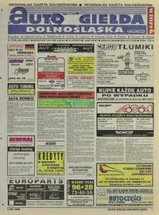 Auto Giełda Dolnośląska: regionalna gazeta ogłoszeniowa, 1998, nr 71 (496) [1.09]