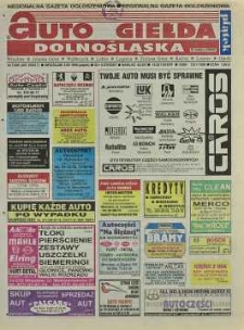 Auto Giełda Dolnośląska: regionalna gazeta ogłoszeniowa, 1998, nr 72 (497) [4.09]