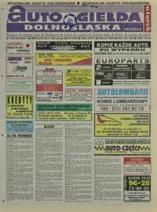 Auto Giełda Dolnośląska: regionalna gazeta ogłoszeniowa, 1998, nr 77 (502) [22.09]