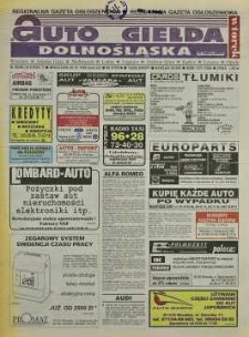 Auto Giełda Dolnośląska: regionalna gazeta ogłoszeniowa, 1998, nr 85 (510) [20.10]