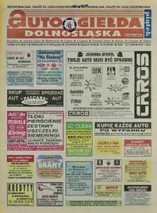 Auto Giełda Dolnośląska: regionalna gazeta ogłoszeniowa, 1998, nr 86 (511) [23.10]