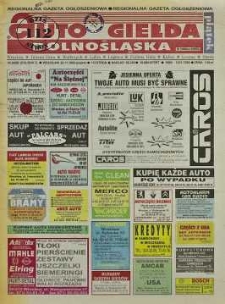 Auto Giełda Dolnośląska: regionalna gazeta ogłoszeniowa, 1998, nr 94 (519) [20.11]
