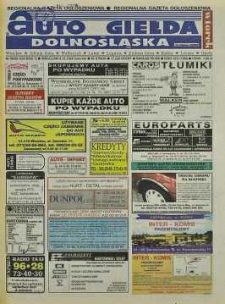 Auto Giełda Dolnośląska: regionalna gazeta ogłoszeniowa, 1998, nr 99 (524) [8.12]