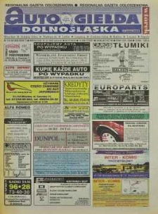 Auto Giełda Dolnośląska: regionalna gazeta ogłoszeniowa, 1998, nr 101 (526) [15.12]