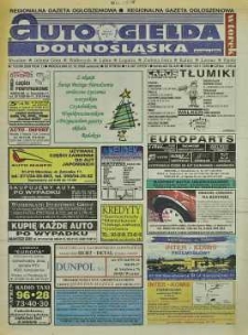 Auto Giełda Dolnośląska: regionalna gazeta ogłoszeniowa, 1998, nr 103 (528) [22.12]