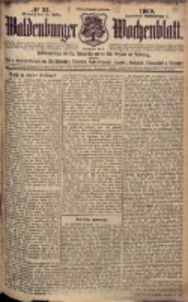 Waldenburger Wochenblatt, Jg. 55, 1909, nr 34