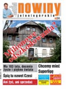 Nowiny Jeleniogórskie : tygodnik społeczny, R.57!, 2015, nr 28 (2925) [Dokument elektroniczny]