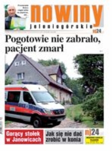 Nowiny Jeleniogórskie : tygodnik społeczny, R.57!, 2015, nr 30 (2927) [Dokument elektroniczny]