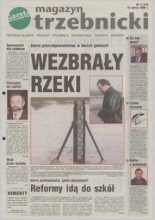 Magazyn Trzebnicki : Oborniki Śląskie, Prusice, Trzebnica, Wisznia Mała, Zawonia, Żmigród : dodatek do "Gazety Wrocławskiej", 1999, nr 11 (74) [19.03]