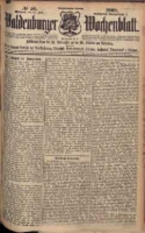 Waldenburger Wochenblatt, Jg. 55, 1909, nr 56