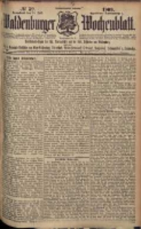 Waldenburger Wochenblatt, Jg. 55, 1909, nr 59