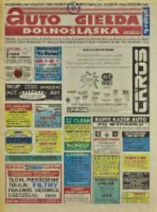 Auto Giełda Dolnośląska : regionalna gazeta ogłoszeniowa, 1999, nr 2 (531) [8.01]