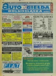Auto Giełda Dolnośląska : regionalna gazeta ogłoszeniowa, 1999, nr 19 (548) [9.03]