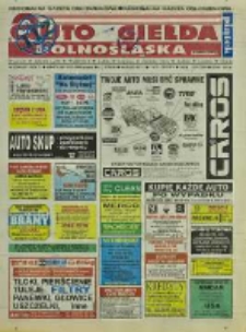 Auto Giełda Dolnośląska : regionalna gazeta ogłoszeniowa, 1999, nr 22 (551) [19.03]