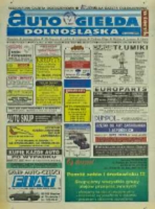 Auto Giełda Dolnośląska : regionalna gazeta ogłoszeniowa, 1999, nr 23 (552) [23.03]