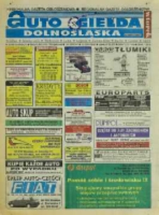 Auto Giełda Dolnośląska : regionalna gazeta ogłoszeniowa, 1999, nr 25 (554) [30.03]