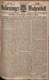 Waldenburger Wochenblatt, Jg. 55, 1909, nr 61