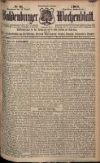 Waldenburger Wochenblatt, Jg. 55, 1909, nr 65