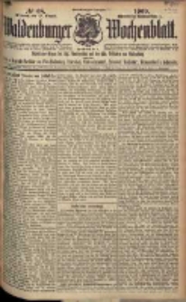 Waldenburger Wochenblatt, Jg. 55, 1909, nr 68