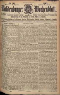 Waldenburger Wochenblatt, Jg. 55, 1909, nr 76