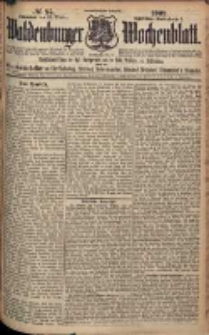 Waldenburger Wochenblatt, Jg. 55, 1909, nr 85